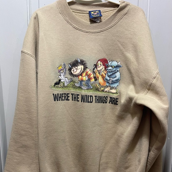 where the wild things r Tops - Where the Wild Things Are Tan Sweatshirt